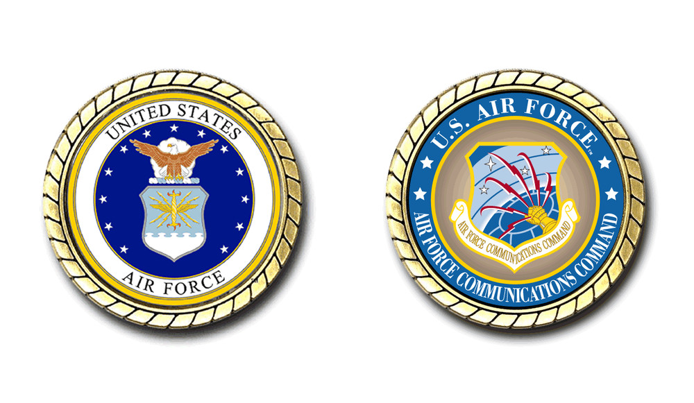 US Air Force Communications Command Challenge Coin Officially Licensed