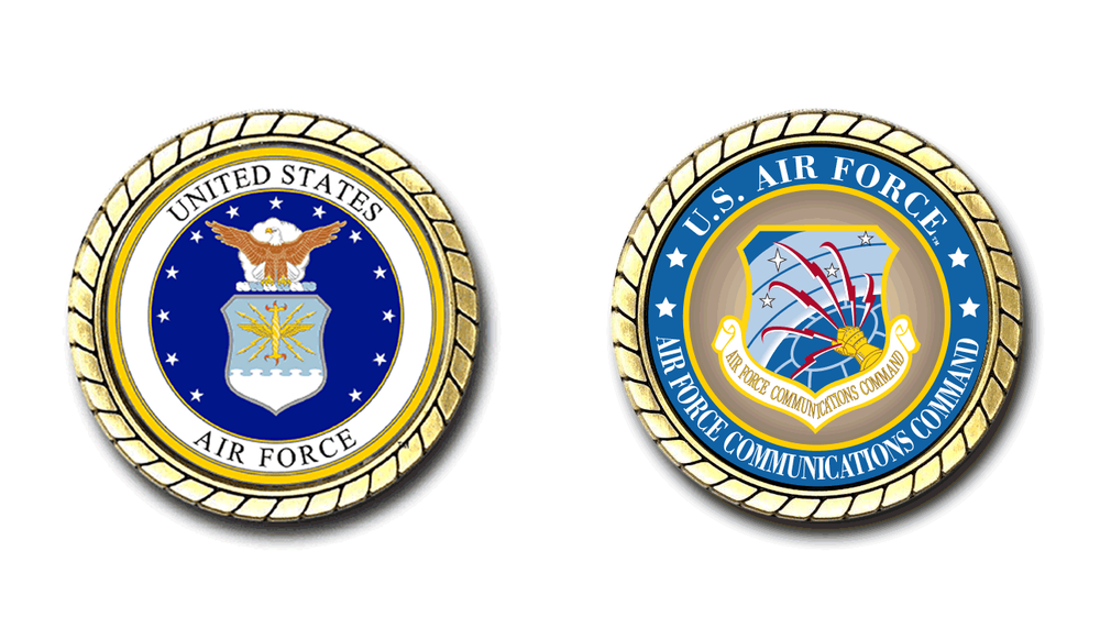 US Air Force Communications Command Challenge Coin Officially Licensed