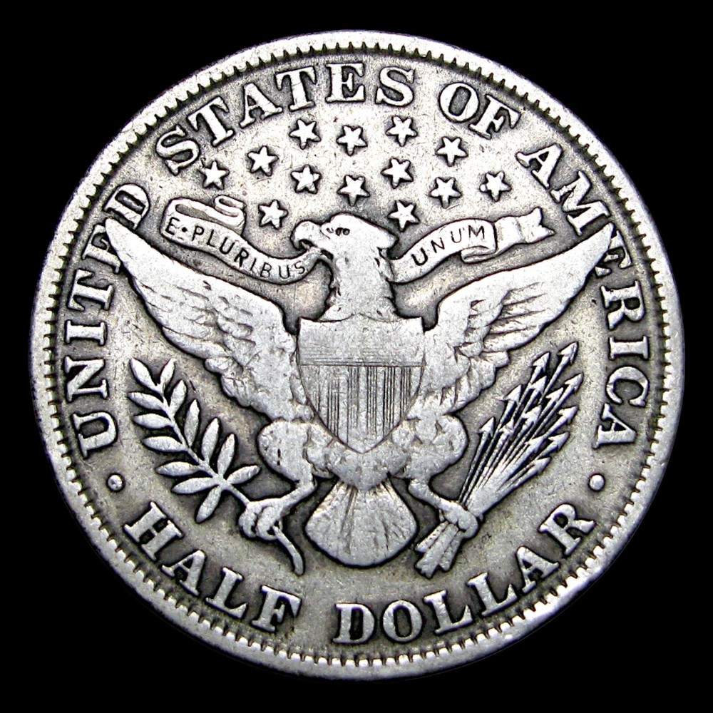 1902 Barber Half Dollar Silver ---- Nice Details Coin ---- #507D
