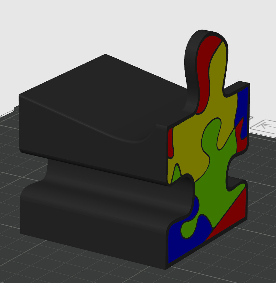 PS5 & Xbox Controller Puzzle Holder Stand – Autism-Inspired Special Edition |