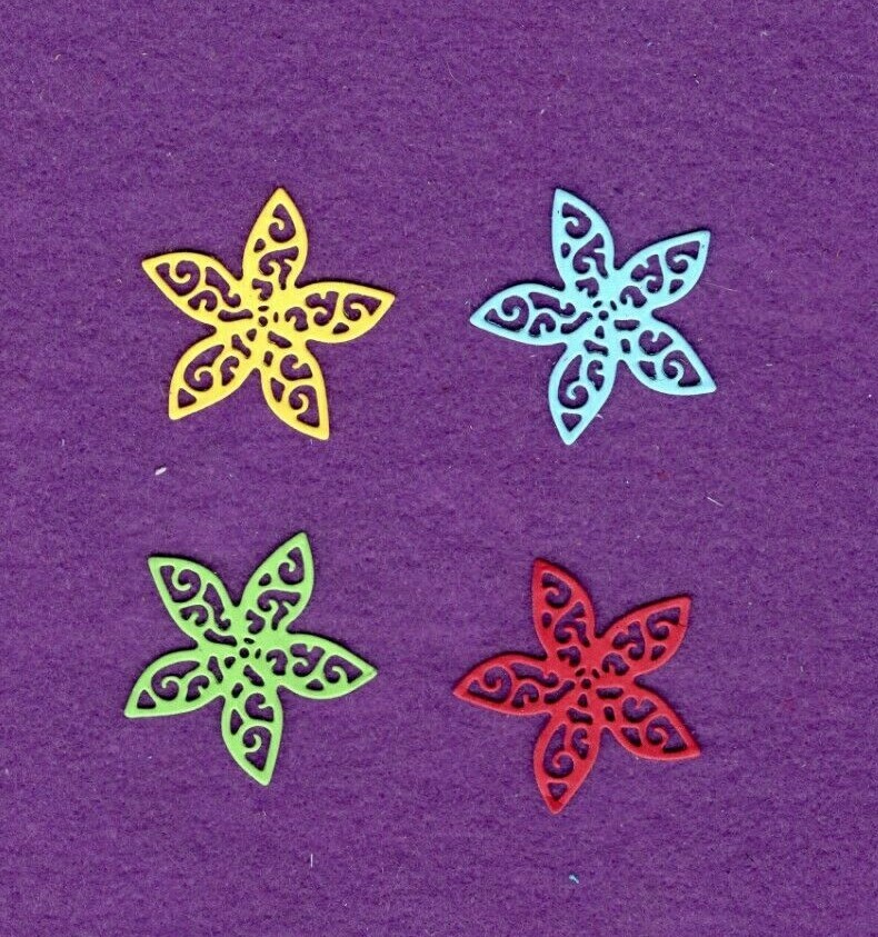 HUMMING BIRD FLOWER cuts scrapbook cards