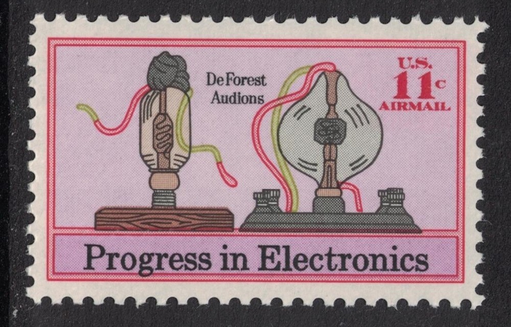 Scott C86- De Forest Audions, Electronics- MNH 11c 1973- unused mint AIRMAIL