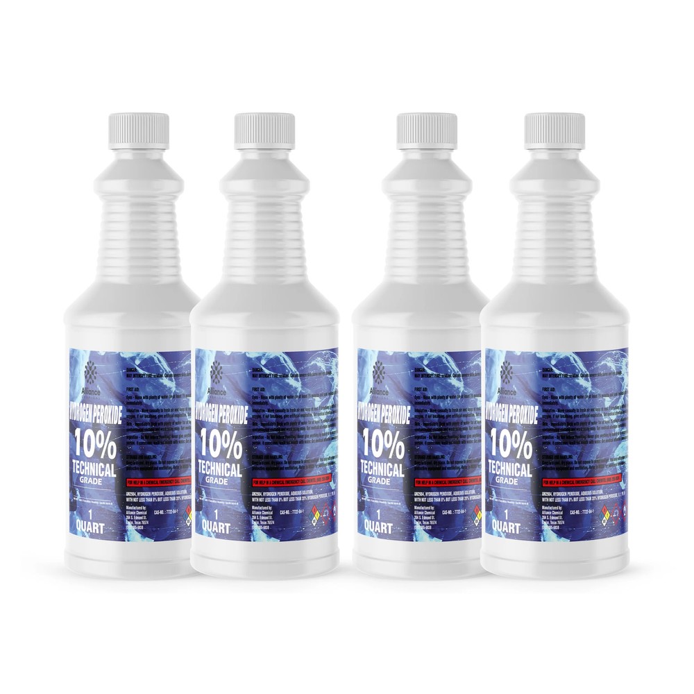 Hydrogen Peroxide 10% Technical Grade - 4 Quarts