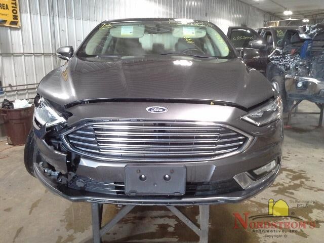 2017 Ford Fusion Passenger Front Headrest Only Gray Leather