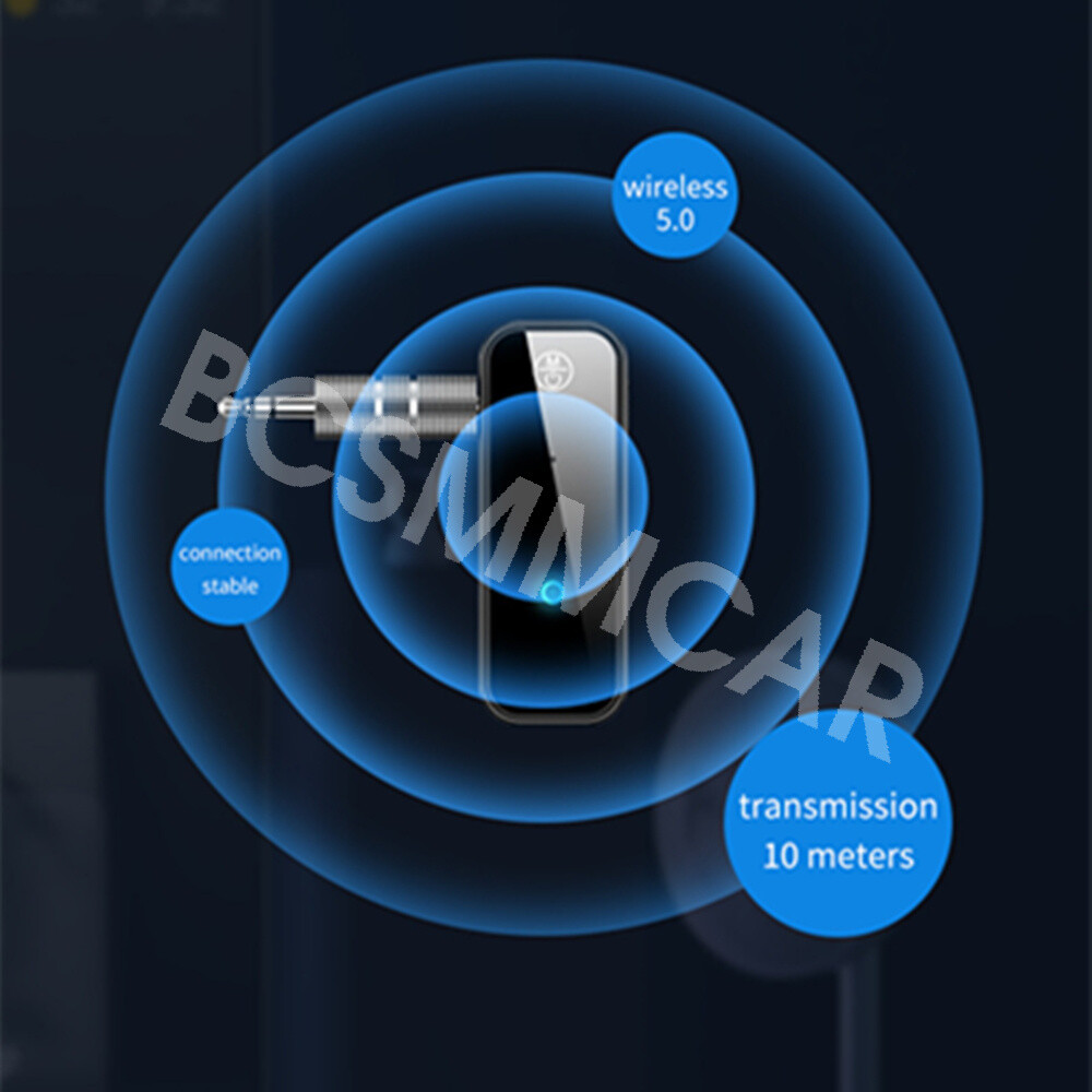 Wireless Bluetooth Transmitter Receiver Adapter Car Stereo Audio USB 3.5mm AUX