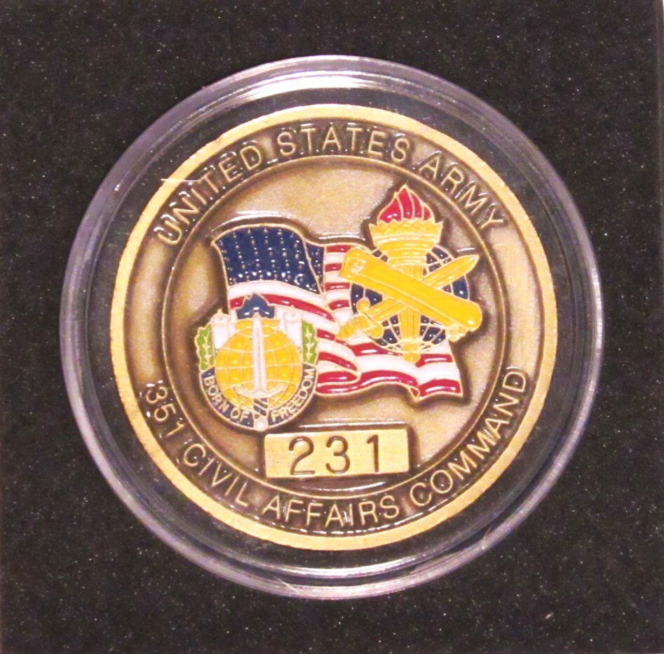 U.S. Army Challenge Coin  - "Operation Constant Guard"  - #231