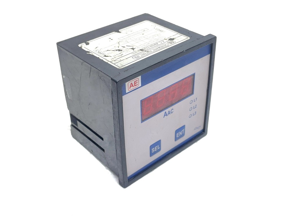 Automatic Electric ASS96D Digital Voltmeter 240V AC/DC Panel Meter