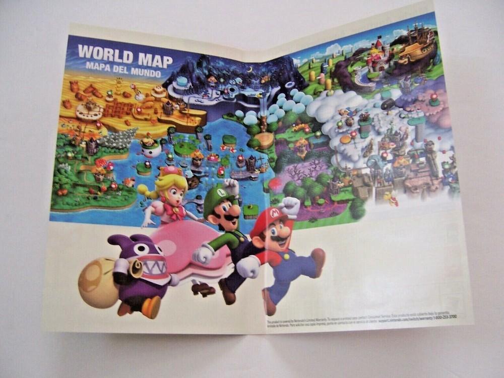 Replacement ORIGINAL Case Box Insert Nintendo Switch Super Mario Bros. U Deluxe