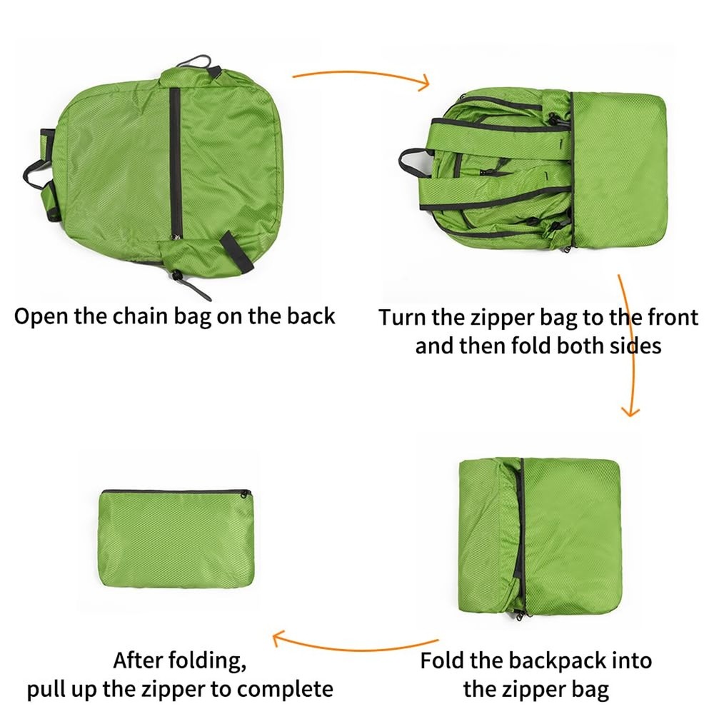 Lightweight Packable Foldable Backpack, Hiking backpack,Travel Backpack (Fluo...