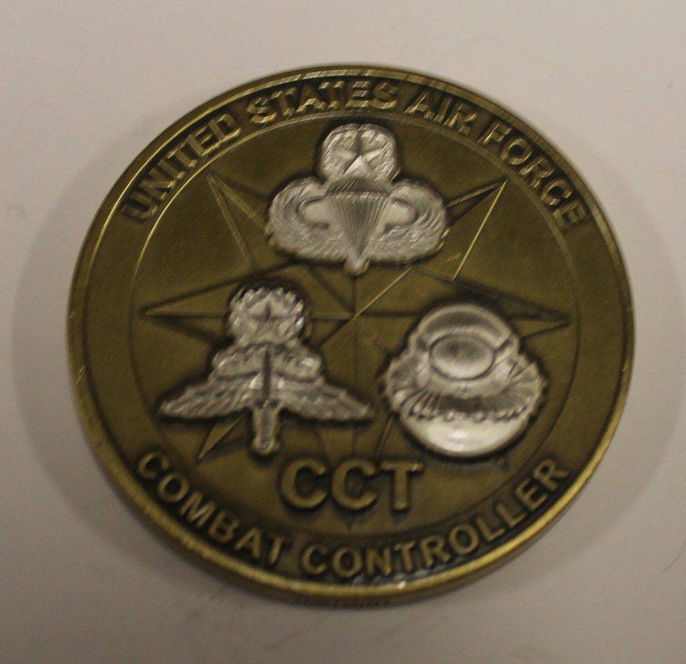 Combat Control Team Airborne Air Force Challenge Coin / Army / Special Forces