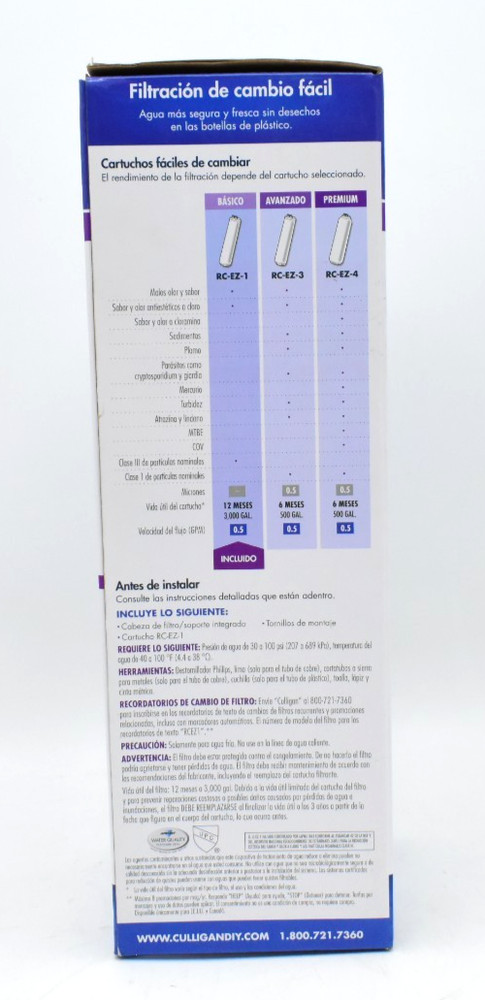 Culligan Icemaker & Refrigerator Easy-Change Filtration System IC-EZ-1