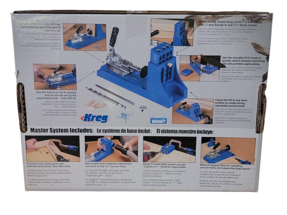 Kreg K4MS Jig Master System/New Open Box