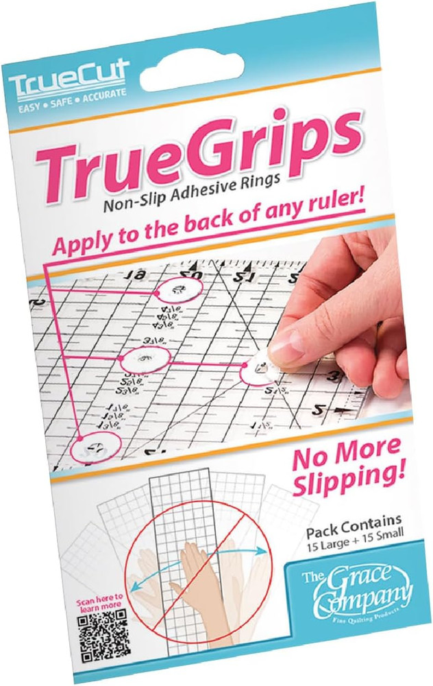 Crafters Workshop TrueCut Non-Slip Ruler Grips, 30/Pkg