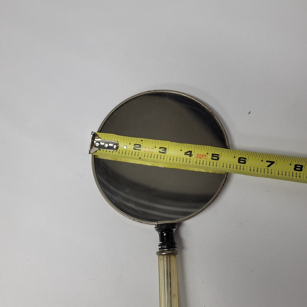 2 Sided Vanity Mirror Vintage Magnifying Handheld Mirror with Handle Double