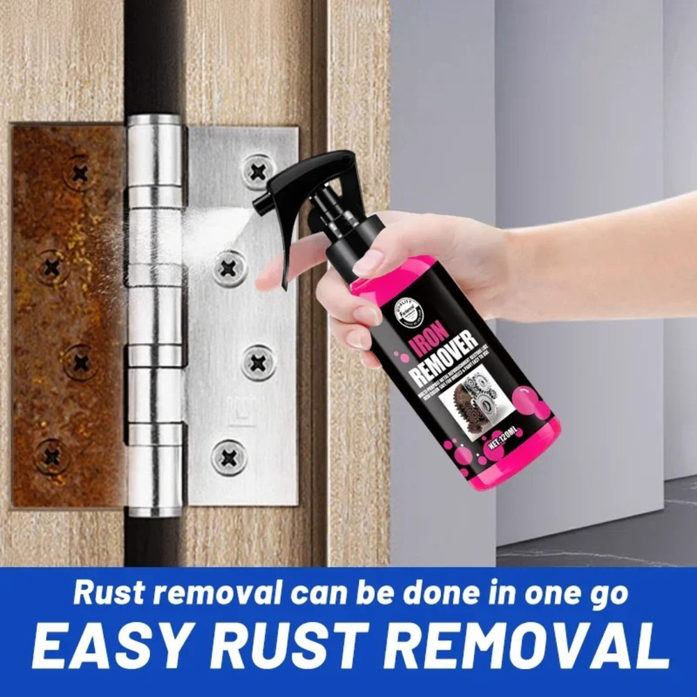All-Purpose Rust Remover Spray 120ML Fast Acting Iron Oxidation Eliminator
