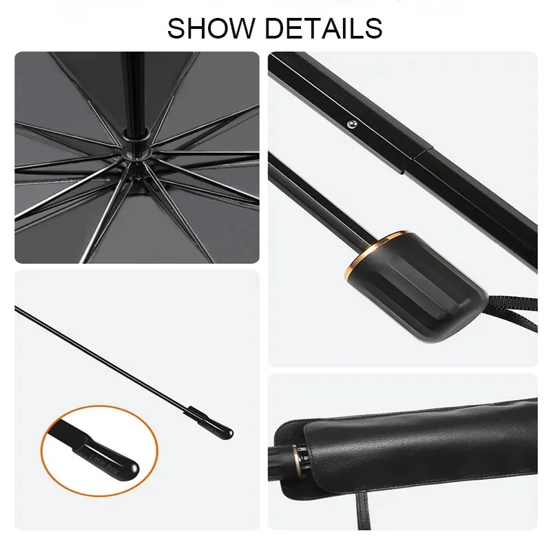 Car Windshield Sunshade Umbrella - Folding Front Window Sun Protection
