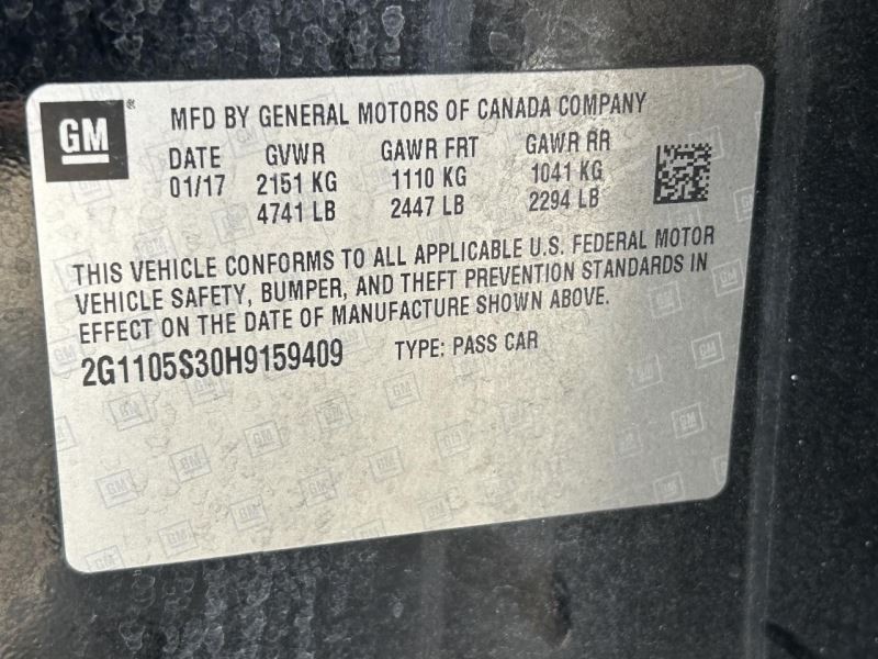 IMPALANEW 2017 Fuse Box Cabin 104705357