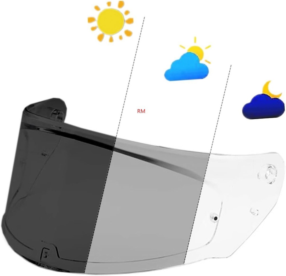 Photochromic Face Shield Helmet Visor Replacement forLS2 FF800 FF320 FF328 FF353