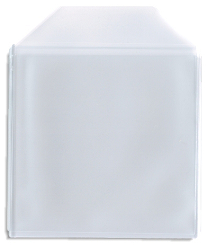 1000-Pak CLEAR PLASTIC POLY (CPP) CD Sleeves, With Flap