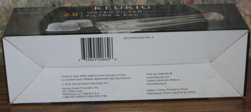 Keurig 2.0 Water Filter Starter Kit New in Package