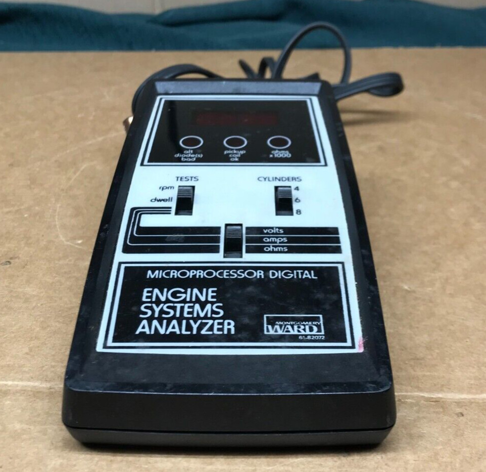 Montgomery Ward 61-82072 Microprocessor Digital Engine Systems Analyzer