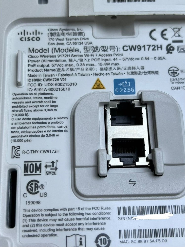 Cisco CW9172H Wireless Access Point