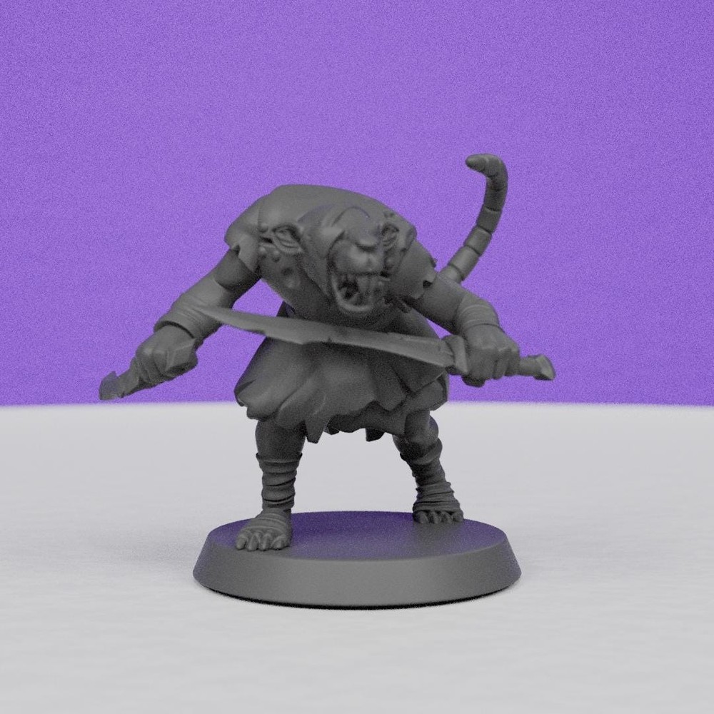 Ratfolk Warrior | Galaad Miniatures