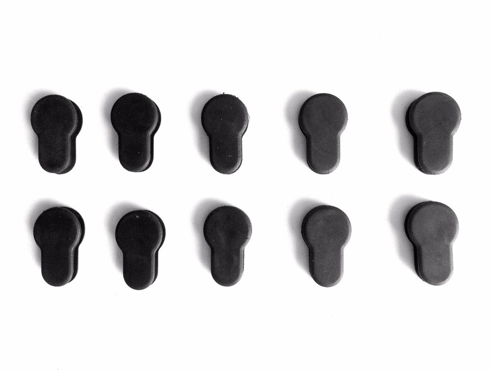 Pack 20! Rubber Insert Protector Plug Covers Freefloat KeyMod Rail System RPR
