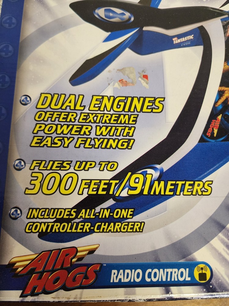 Fantastic Four Defender RC Air Hogs Remote Control Airplane