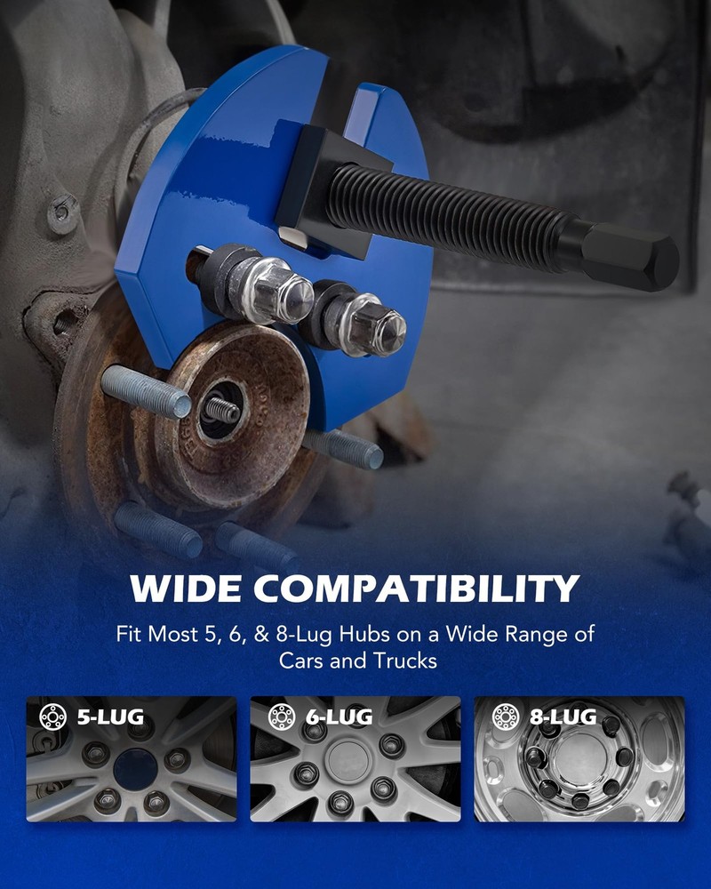 Orion Motor Tech Wheel Hub Removal Tool Kit, Tool, Blue