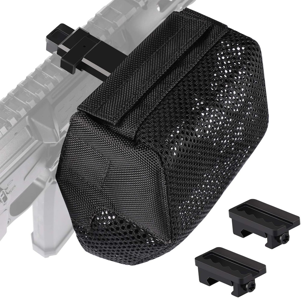 Picatinny rail brass catcher Black