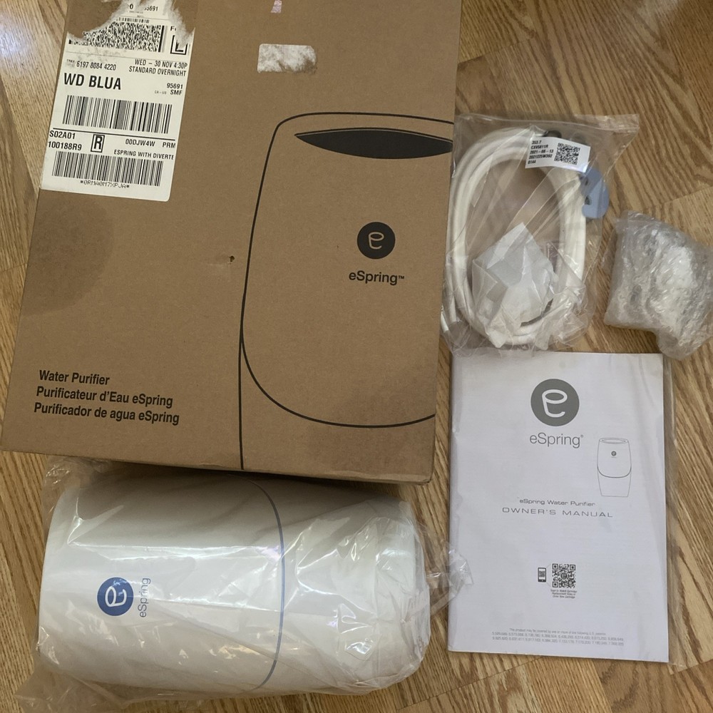 Amway Water Purifier eSpring Purifier System Counter Above Model ~ New Open Box