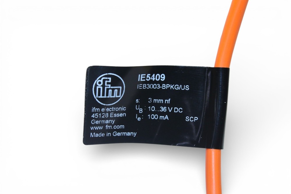 IFM IE5409 INDUCTIVE SENSOR IEB3003-BPKG/US