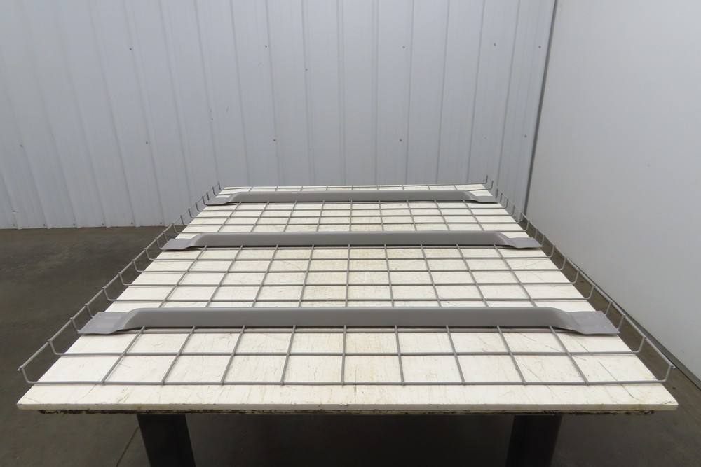 New Pallet Rack Wire Deck 42x46" Waterfall 3 Flared Channel Racking 2500lb Mesh