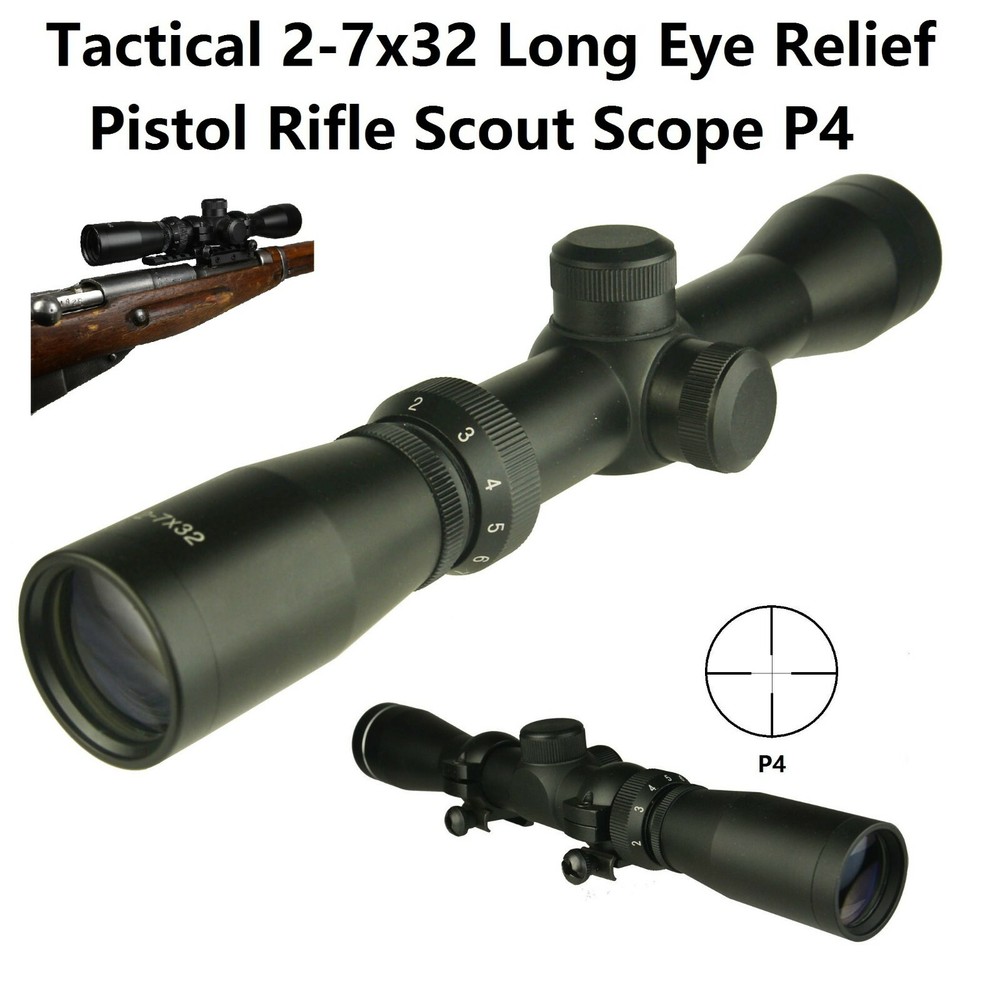 Mosin Nagant 2-7x32 Long Eye Relief Scout Scope