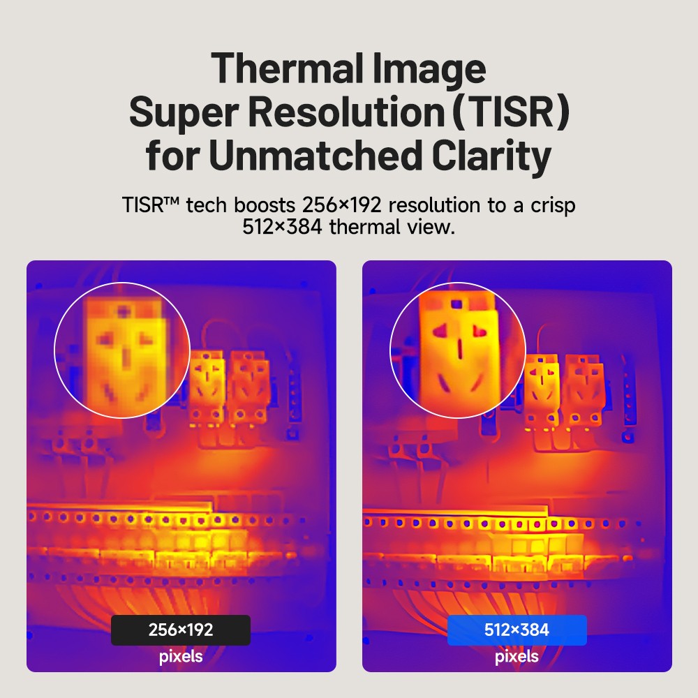 TOPDON TC002C Duo Thermal Imaging Camera for iPhone iOS Type C Over iPhone15