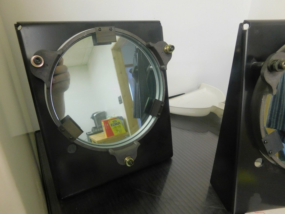 Nikon V-12 Comparator Double Sided Mirror Assembly 7-3/4" Diameter