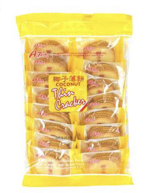 A-Taste Thin Cracker Snack Biscuit (Coconut)