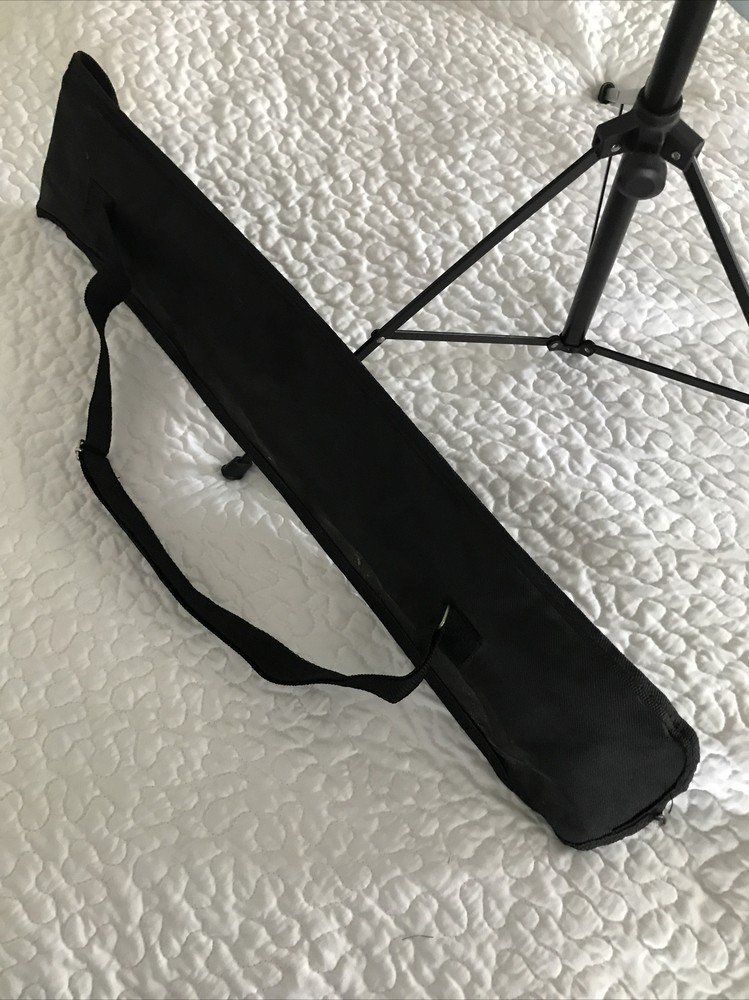 On-Stage Stand Folding Sheet Music Bag Black Compact Adjustable Portable Strap