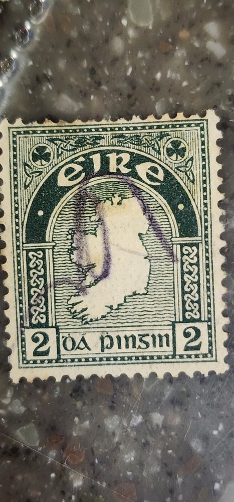 Eire Foreign 2c Green Stamp Used - #A714
