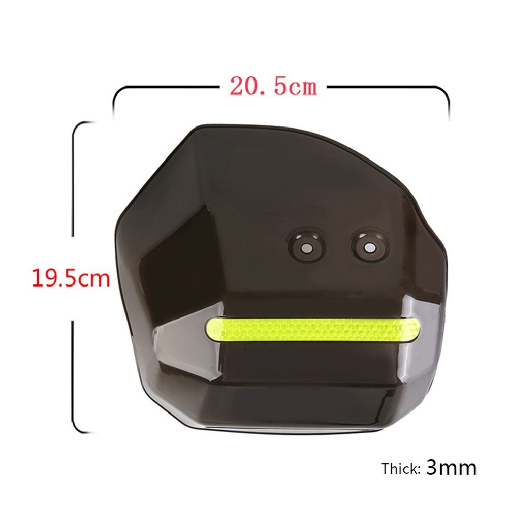 Electric Bicycle Handguards Handlebar Windshield Black Good Compatibility
