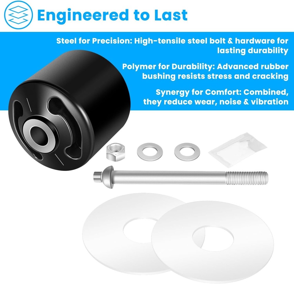 S-24691 S-21166 for Hendrickson Quick Align Pivot Bolt Bushing Kit