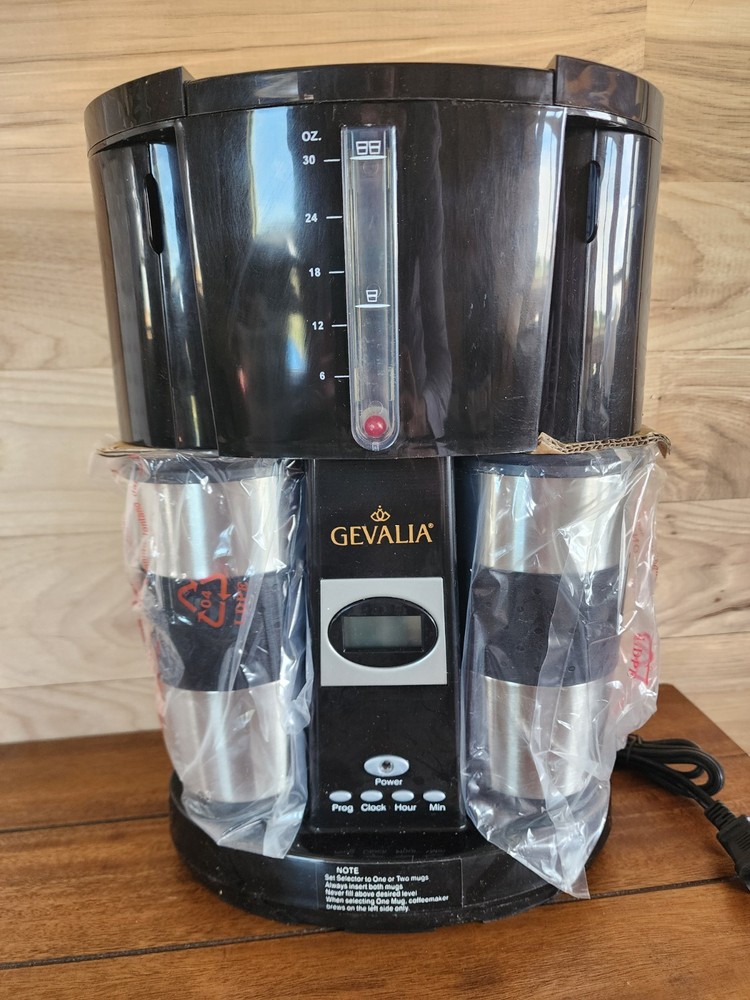 Gevalia Kaffe Coffee for 2 Programmable Coffe Maker New Open Box Never Used