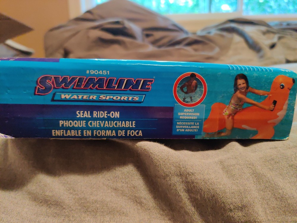 Swimline Seal Ride-On Inflatable Pool Float Toy