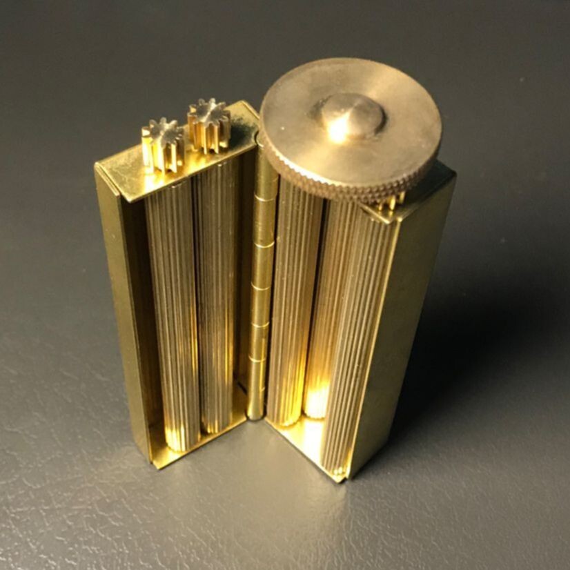 Solid Brass Cigarette Rolling Machine - Rollmaster - Antique - Ships from USA
