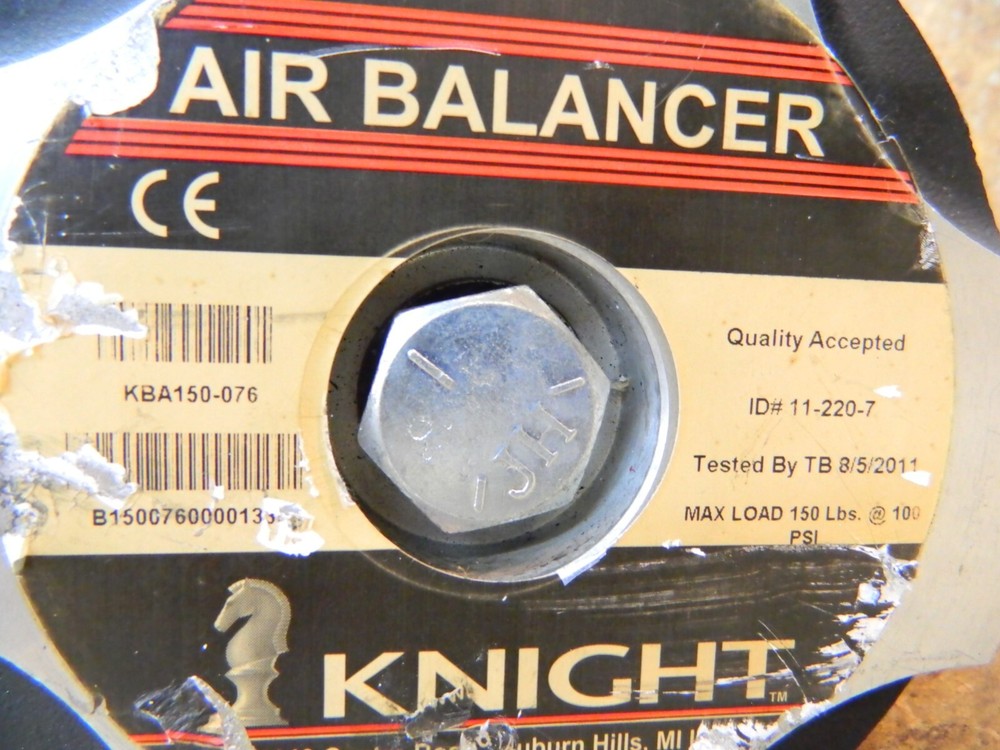 KNIGHT KBA150-076 Pneumatic Tool Balancer 150 LBS max