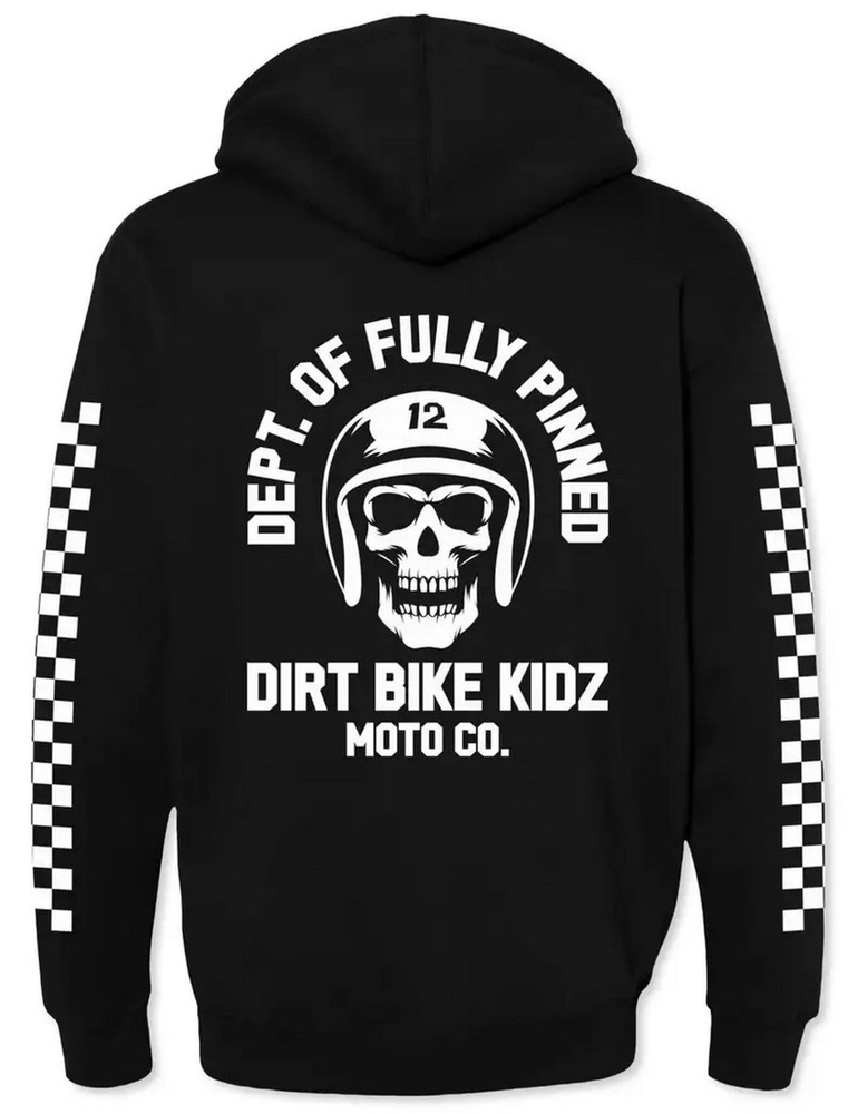 DBK Fully Pinned Mens Pullover Hoody Black