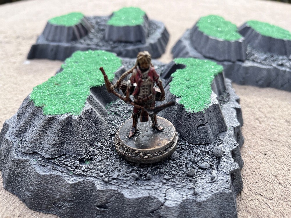 wh40k, three rock formations, Scratch built Terrain