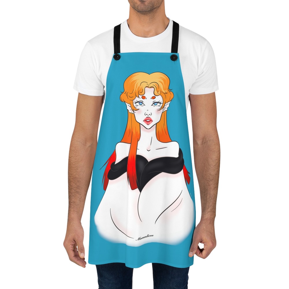 Anna | Turquoise | Apron (AOP)
