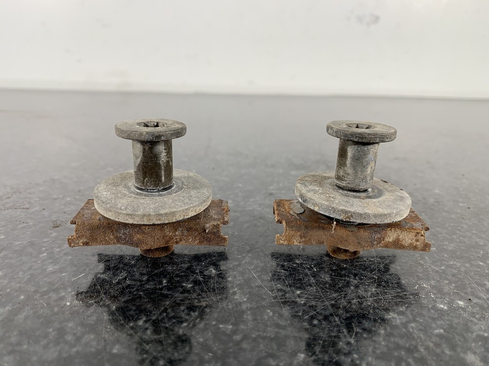 87-96 Ford Bronco tailgate liftgate latch striker bolts with frame mount bracket